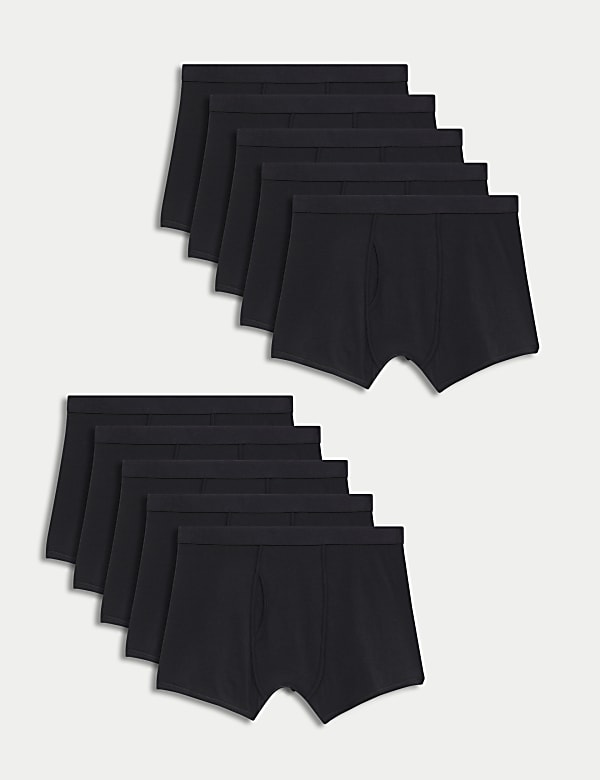 10pk Cotton Rich Cool & Fresh™ Trunks - QA