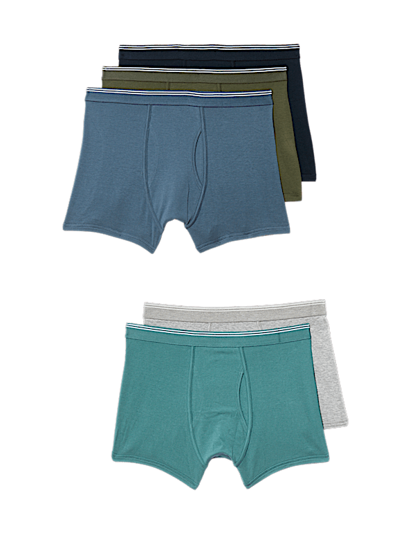 5pk Cotton Rich Cool & Fresh™ Trunks