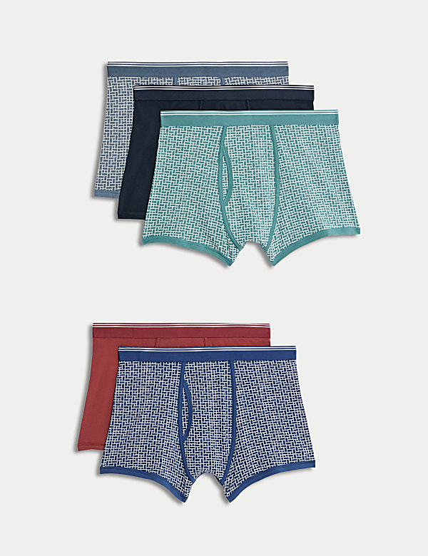 5pk Cotton Rich Cool & Fresh™ Tile Trunks - VN