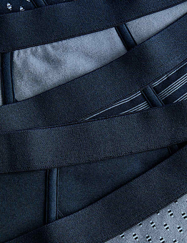 5pk Cotton Stretch Geometric Trunks