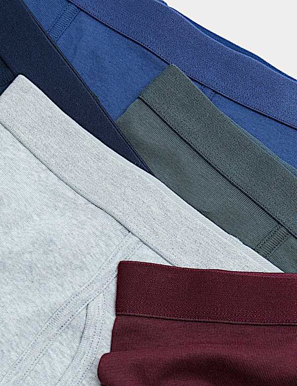 5pk Pure Cotton Cool & Fresh™ Trunks - RO