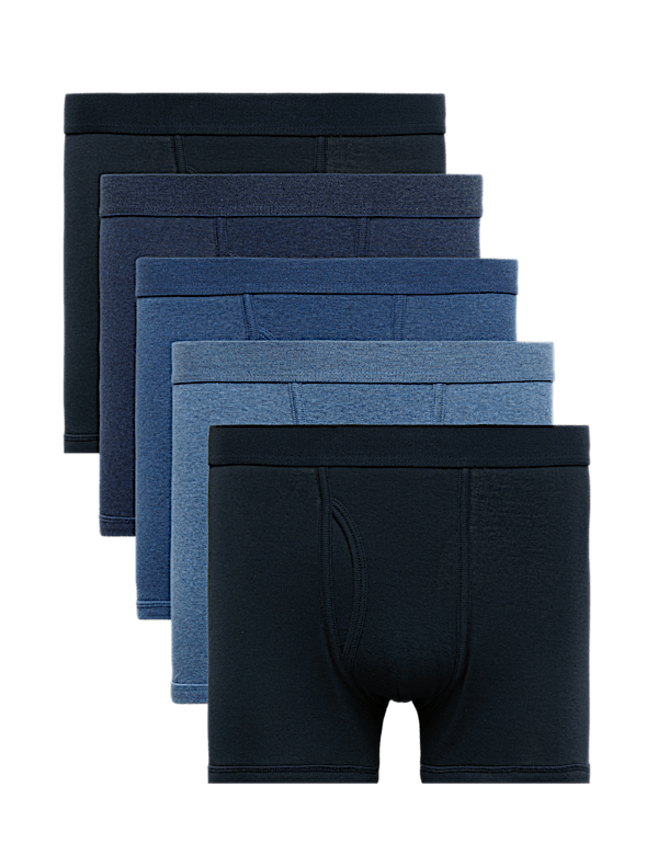 5 Pack Pure Cotton Cool & Fresh&trade; Trunks