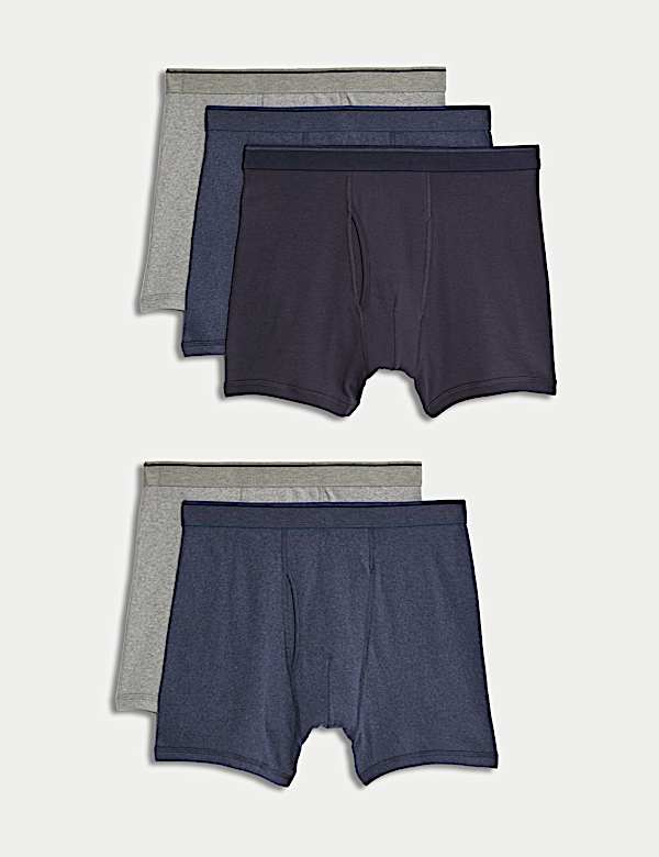 5pk Pure Cotton Cool & Fresh™ Trunks - IL