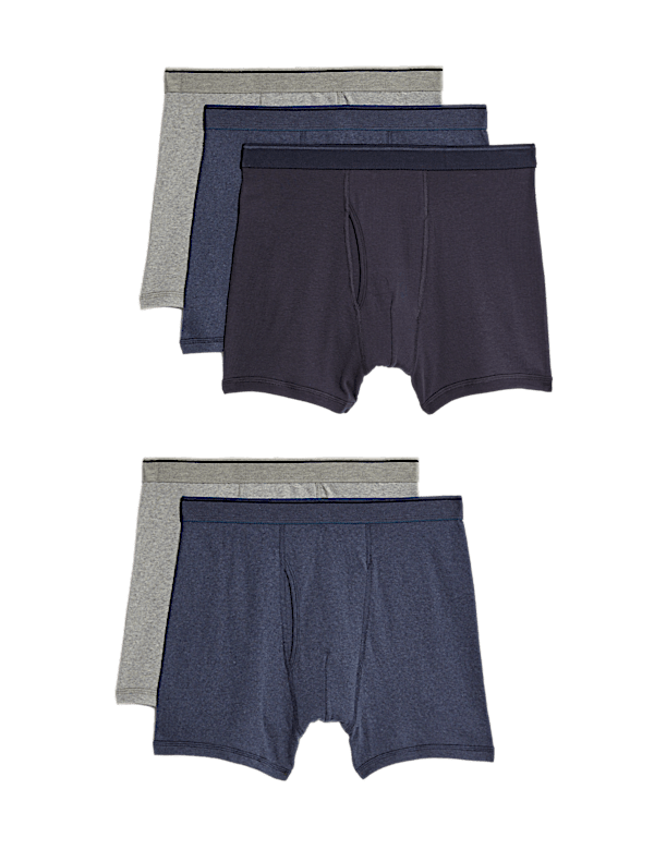 5pk Pure Cotton Cool & Fresh™ Trunks