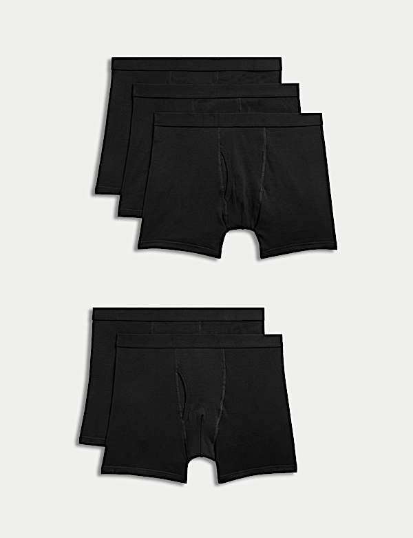 5pk Pure Cotton Cool & Fresh™ Trunks - VN