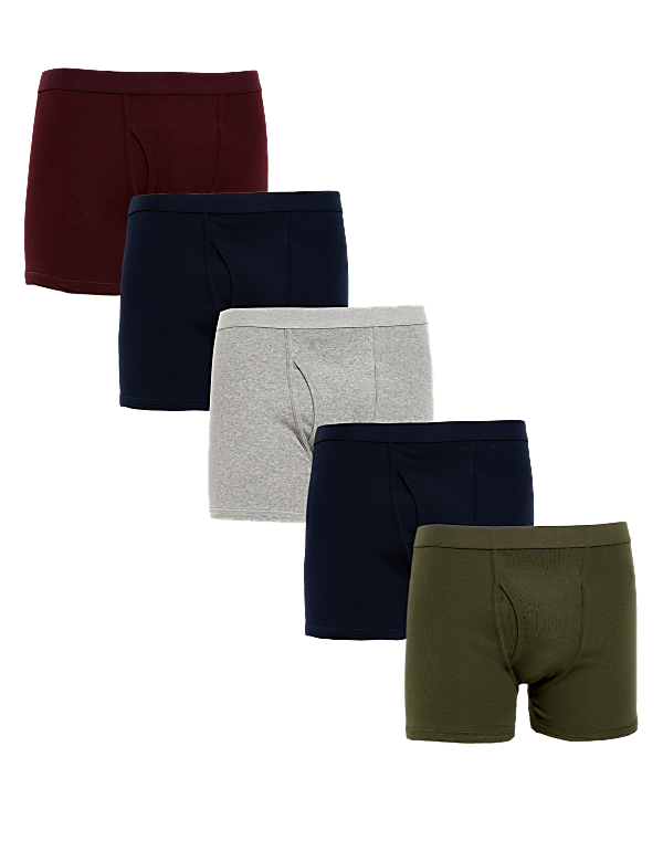 5pk Pure Cotton Trunks
