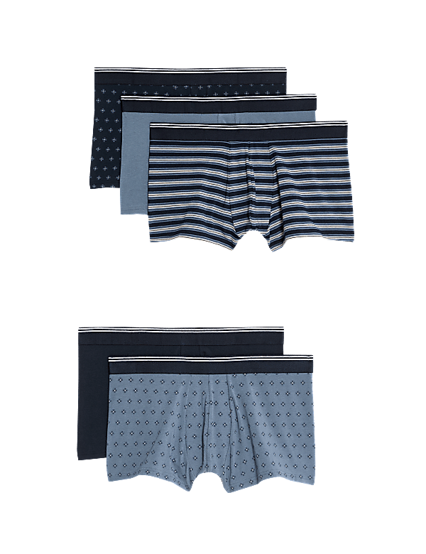 5pk Cool & Fresh™ Assorted Pattern Hipsters