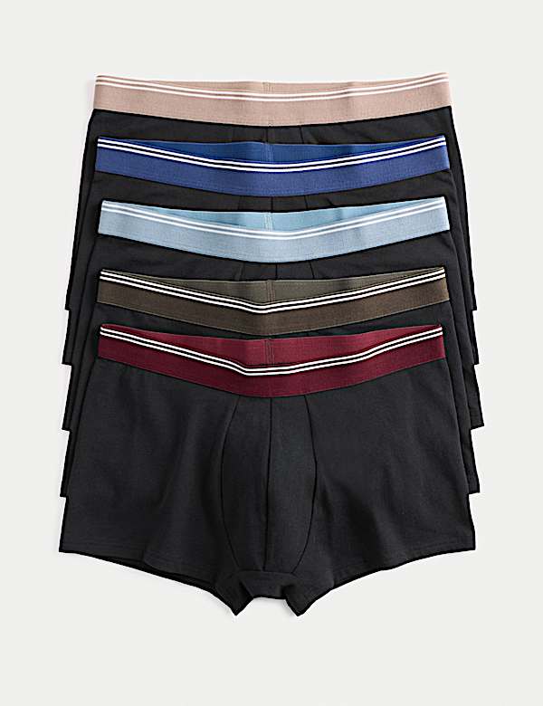 5pk Cotton Stretch Cool & Fresh™ Hipsters - NO