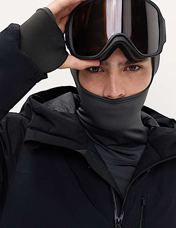 Hooded Ski Long Sleeve Thermal Top - BE