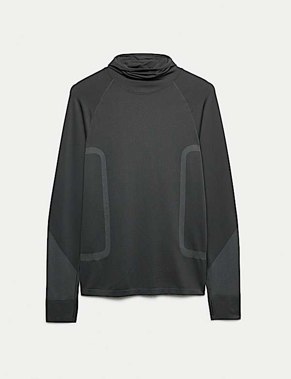 Hooded Ski Long Sleeve Thermal Top - BE