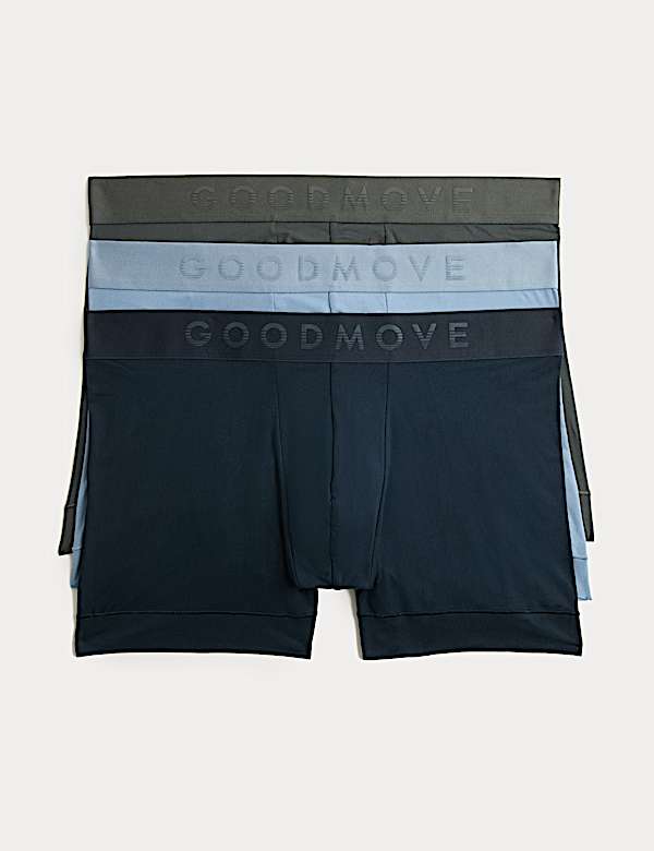 3 Pack Secret Support™ Trunks | BLUE MIX | Trunks | M&S AU