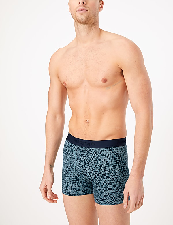 3 Pack Microskin Printed Trunks