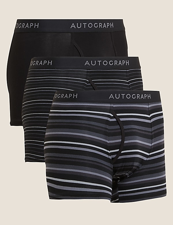 3pk Premium Cotton Supersoft Trunks