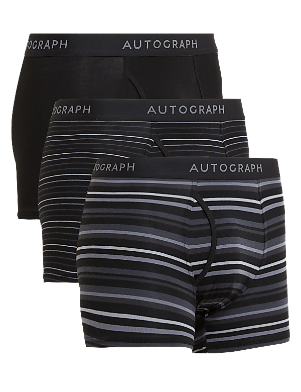 3pk Premium Cotton Supersoft Trunks