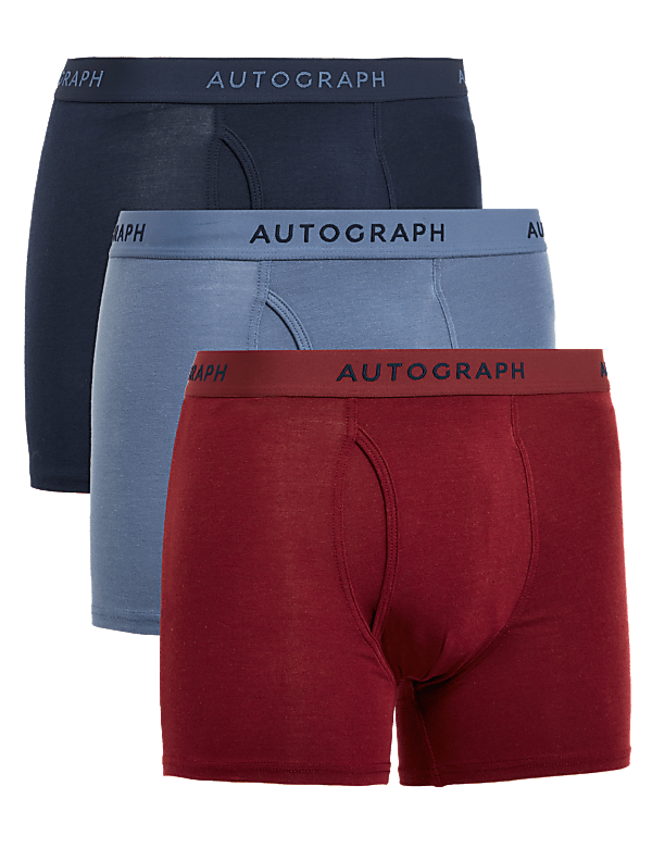 3pk Supima® Cotton Blend Trunks