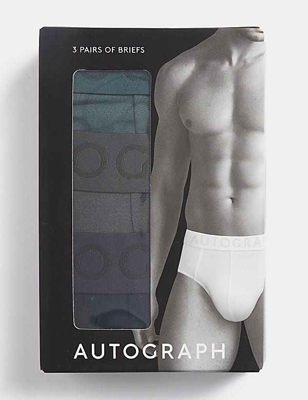 3pk Supima Cotton Modal Supersoft Briefs - US