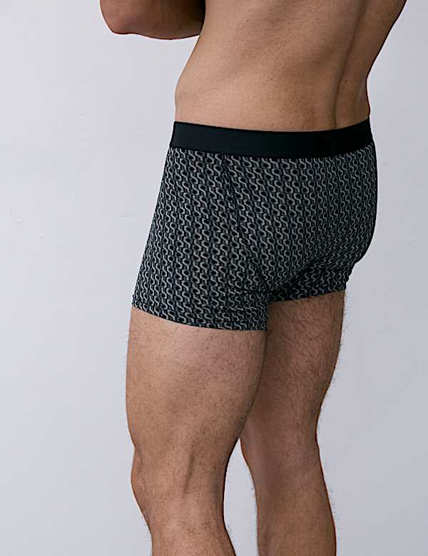 Pack de 5 b&oacute;xers de modal de algod&oacute;n Supima&reg; el&aacute;sticos - US