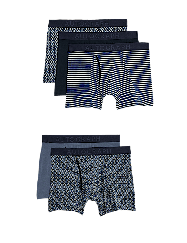 5pk Supima® Cotton Modal Stretch Trunks