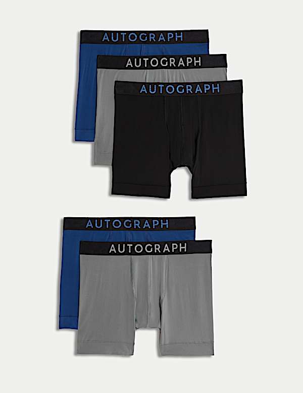 5pk Cool & Fresh™ Stretch Sport Trunks - US