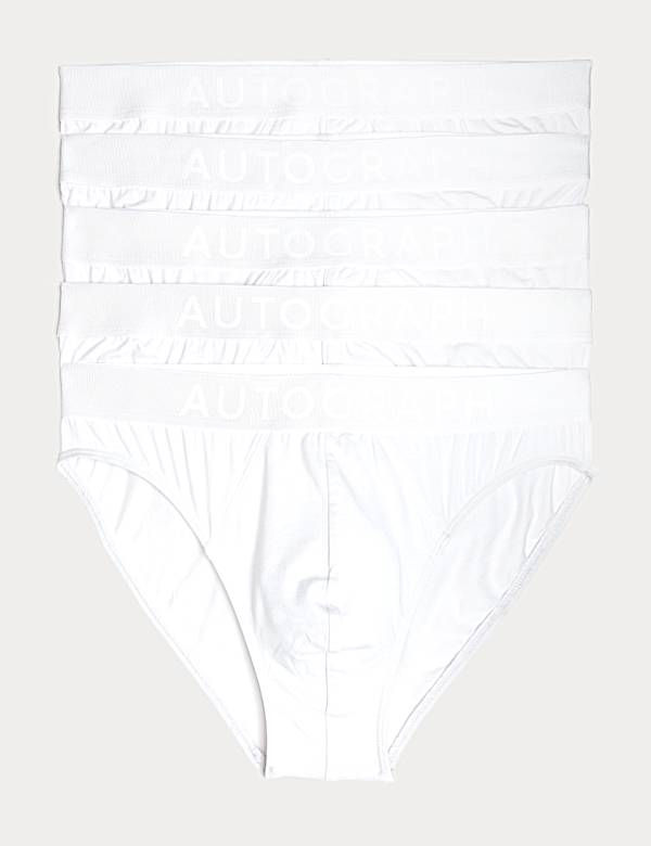 5 Pack Supima® Cotton Modal Mid Briefs - IS