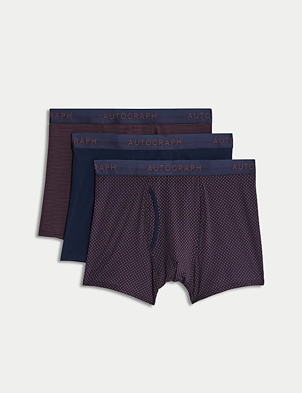 3pk Microskin Geometric Trunks