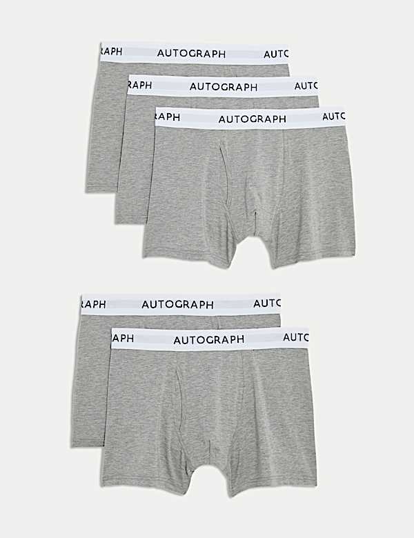 5 Pack Supima&reg; Cotton Modal Trunks - PL