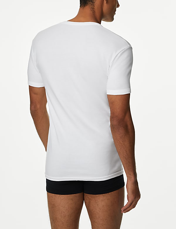 3pk Pure Cotton T-Shirt Vests