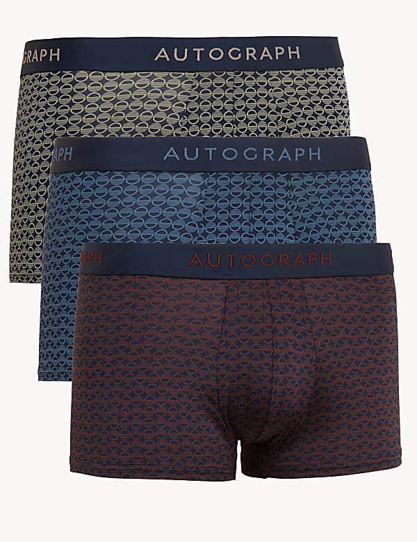 3pk Microskin Geometric Hipsters
