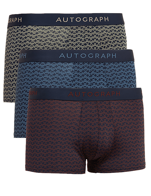 3pk Microskin Geometric Hipsters