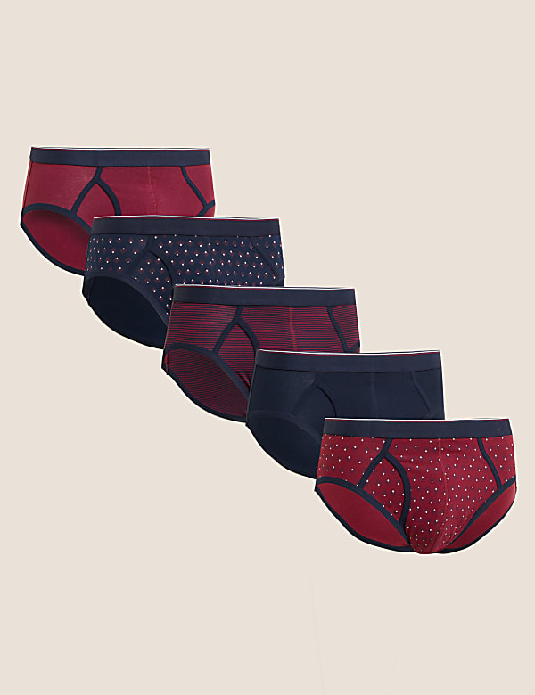 5pk Cotton Rich Cool & Fresh&trade; Briefs
