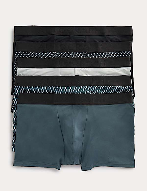 5 Pack Microskin Geometric Hipsters