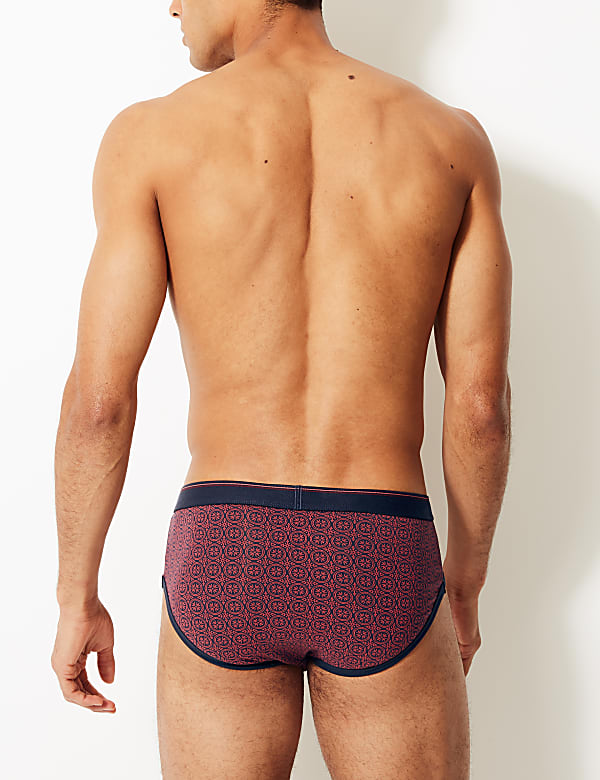 4 Pack Cool & Fresh™ Tile Print Briefs