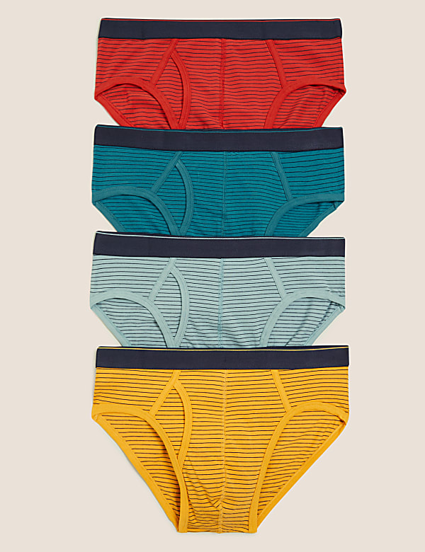 4pk Cotton Stretch Cool & Fresh™ Briefs