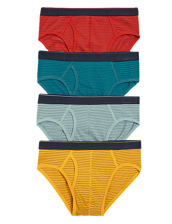 4pk Cotton Stretch Cool & Fresh™ Briefs