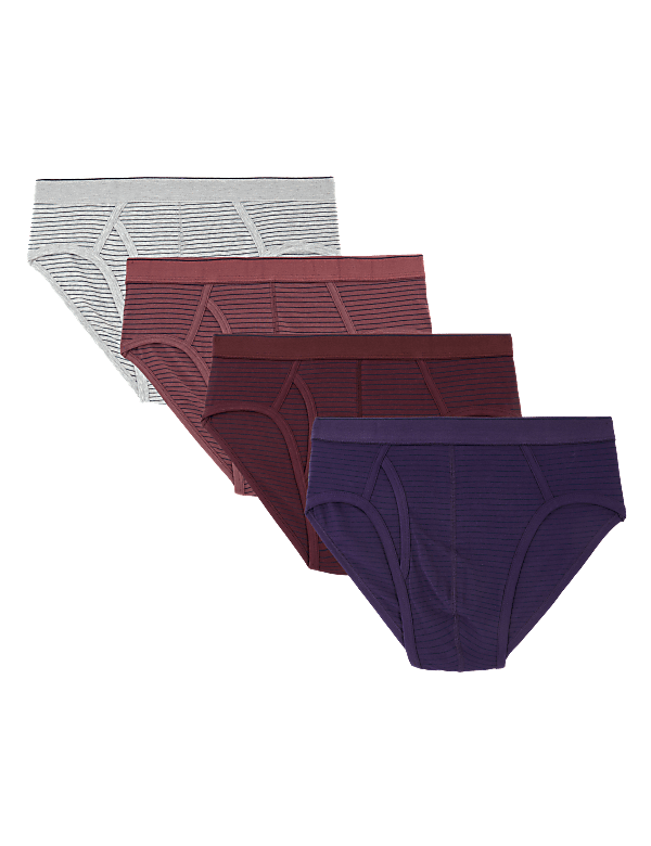 4pk Cotton Cool & Fresh™ Striped Briefs