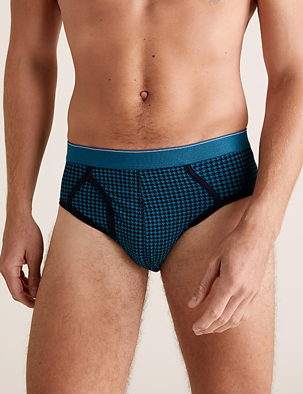 4pk Cotton Cool & Fresh™ Puppytooth Briefs
