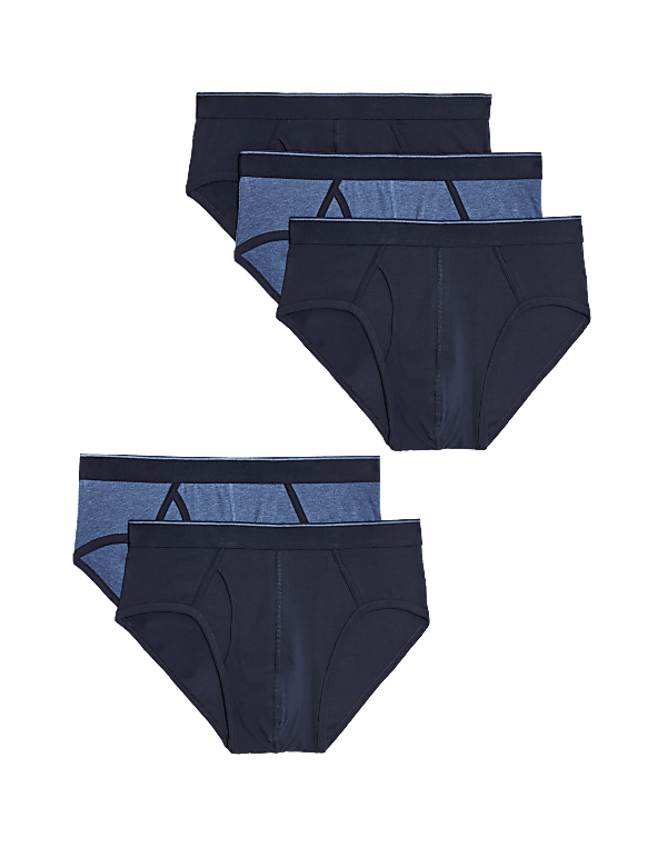 5pk Cotton Stretch Cool & Fresh™ Briefs
