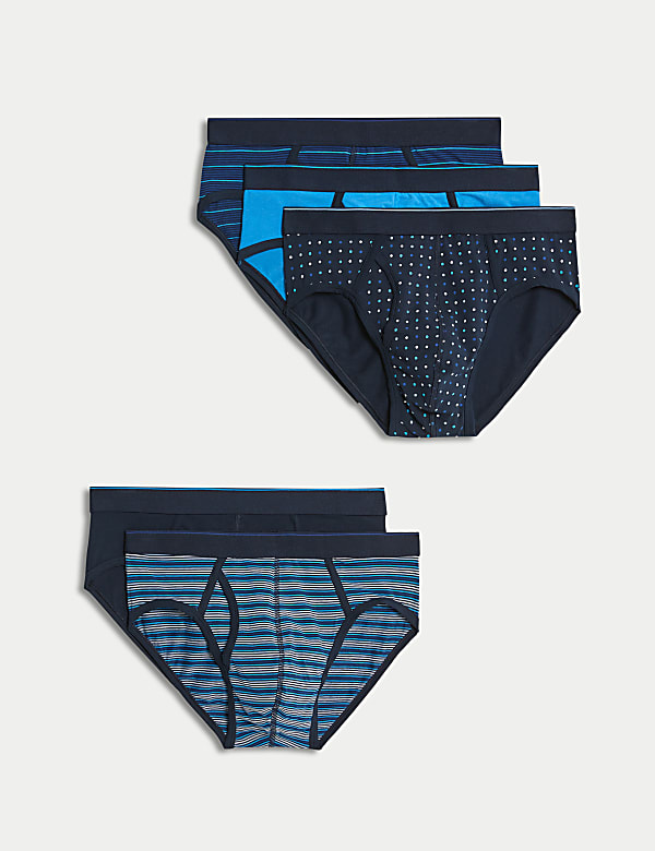 Cool & Fresh™&nbsp;– Lot de 5&nbsp;slips en coton extensible - CA