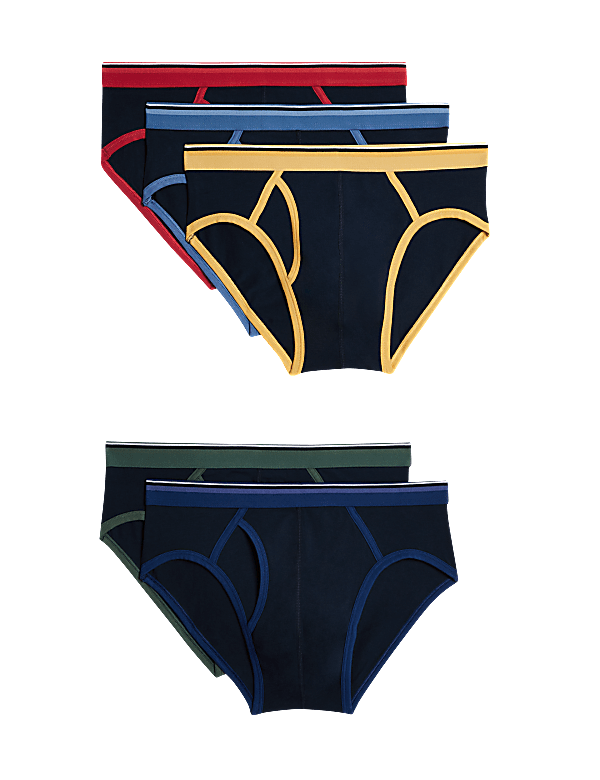 5pk Cotton Rich Stretch Cool & Fresh™ Briefs