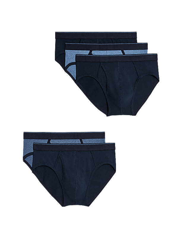 5pk Cotton Stretch Cool & Fresh™ Briefs