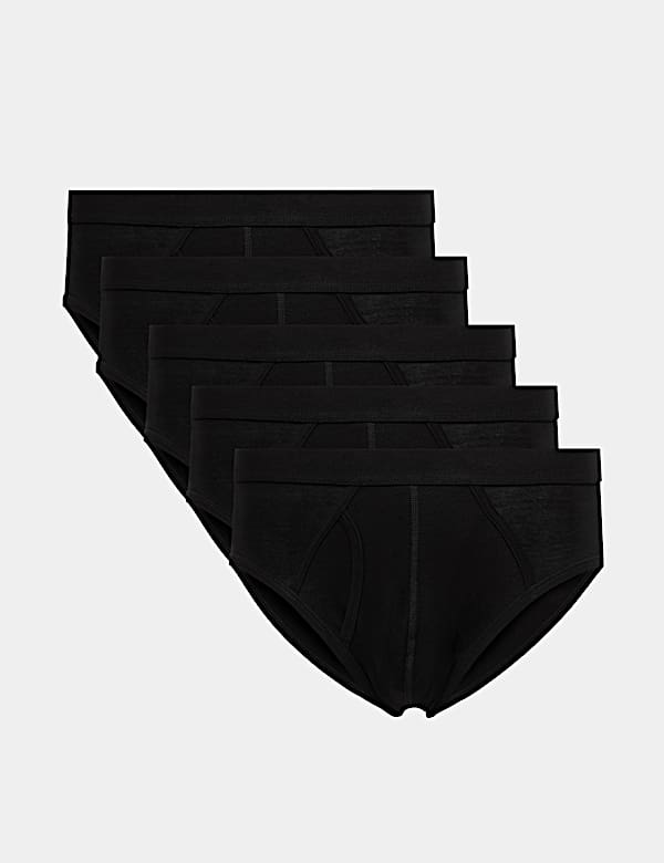 5 Pack Cotton Stretch Cool & Fresh&trade; Briefs