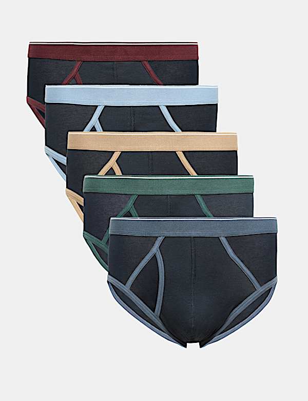5 Pack Cotton Stretch Briefs