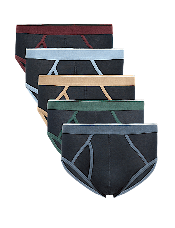 5 Pack Cotton Stretch Briefs