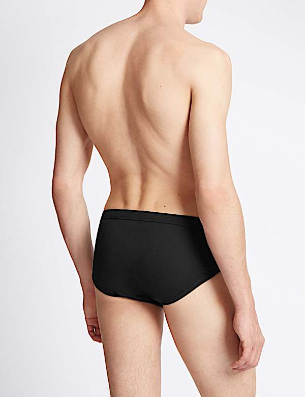 4 Pack Pure Cotton Briefs with StayNEW&trade;