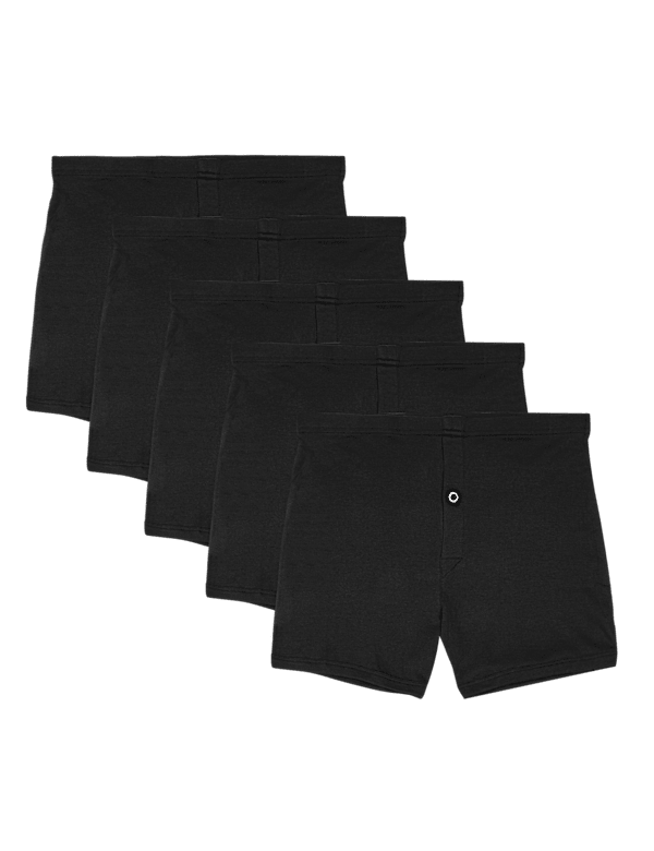 5 Pack Pure Cotton Trunks with StayNEW&trade;