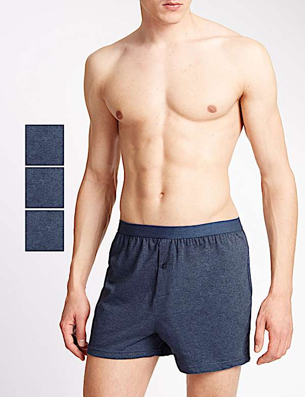 3 Pack Cotton Cool & Fresh&trade; Jersey Boxers