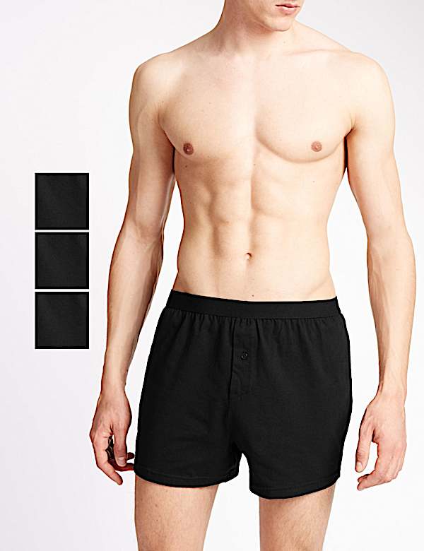 3 Pack Cotton Cool & Fresh&trade; Jersey Boxers