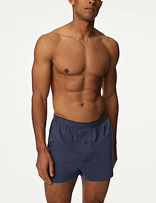 5 Pack Pure Cotton Cool & Fresh&trade; Jersey Boxers - US