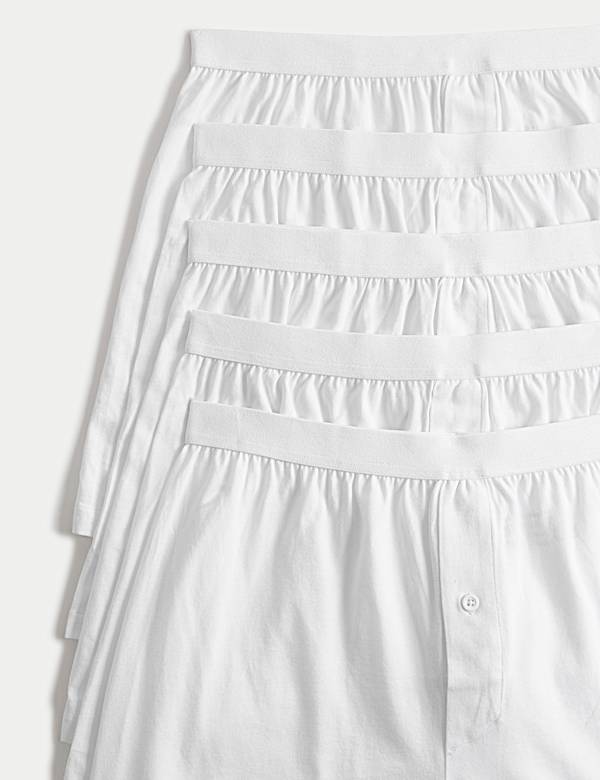 5 Pack Pure Cotton Cool & Fresh&trade; Jersey Boxers