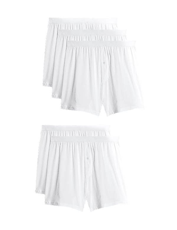 5pk Pure  Cotton Cool & Fresh™ Jersey Boxers